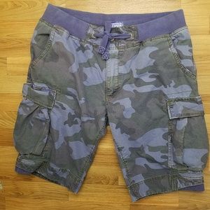 Jet Lag Camo Cargo Shorts Waist 40